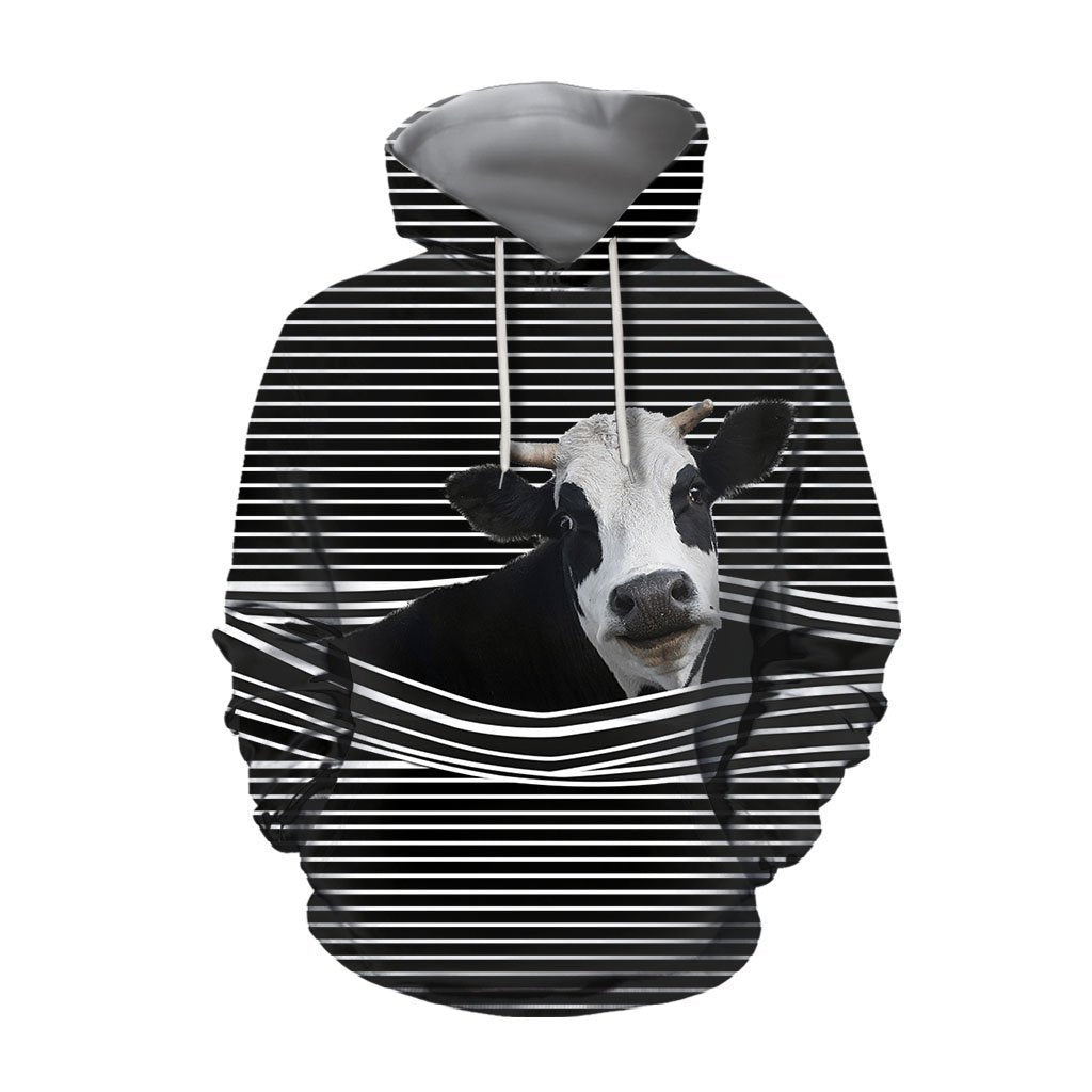 Cow With Black Farm-Apparel-HD09-Hoodie-S-Vibe Cosy™
