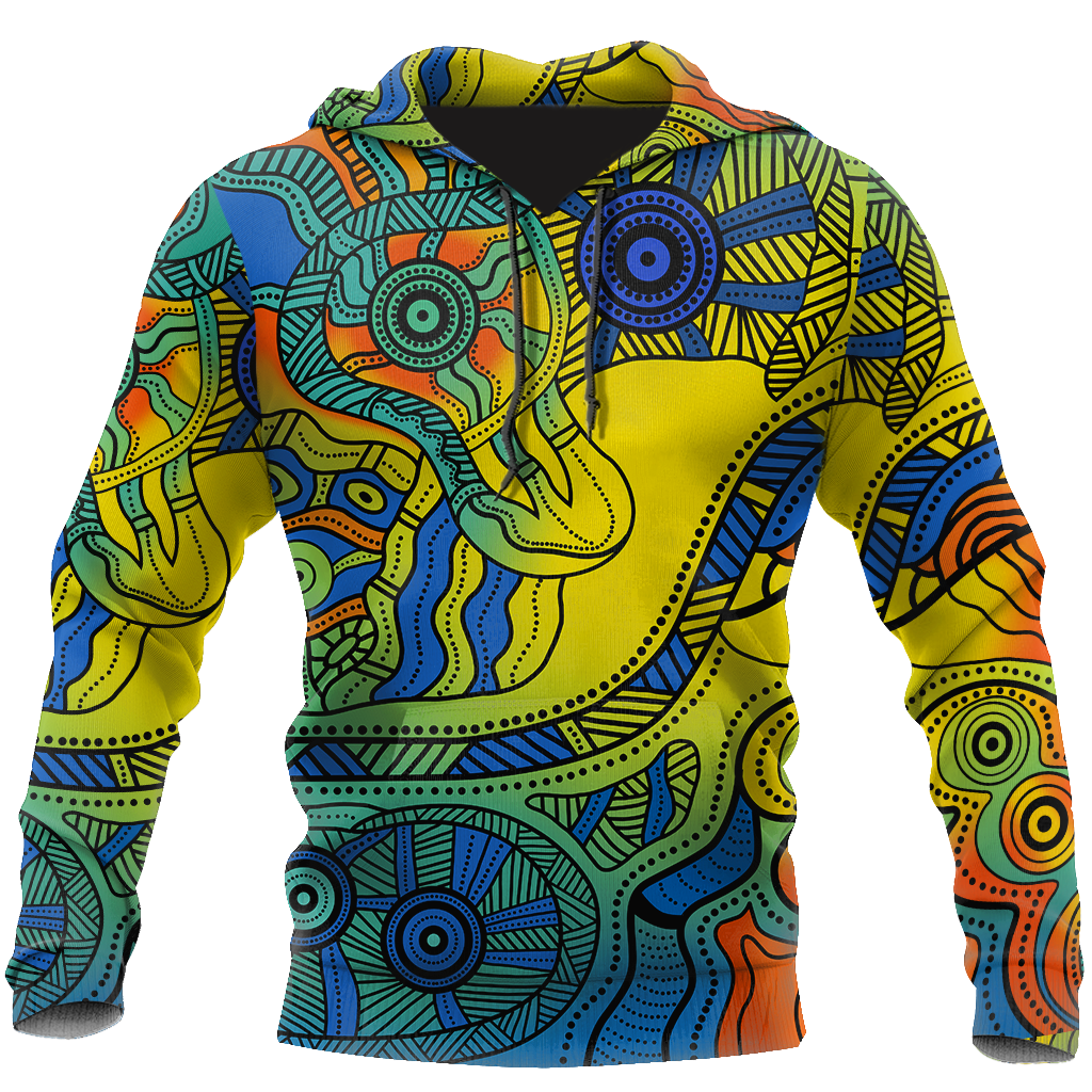 Aboriginal Indigenous Dot Painting Art Shirt For Men And Women