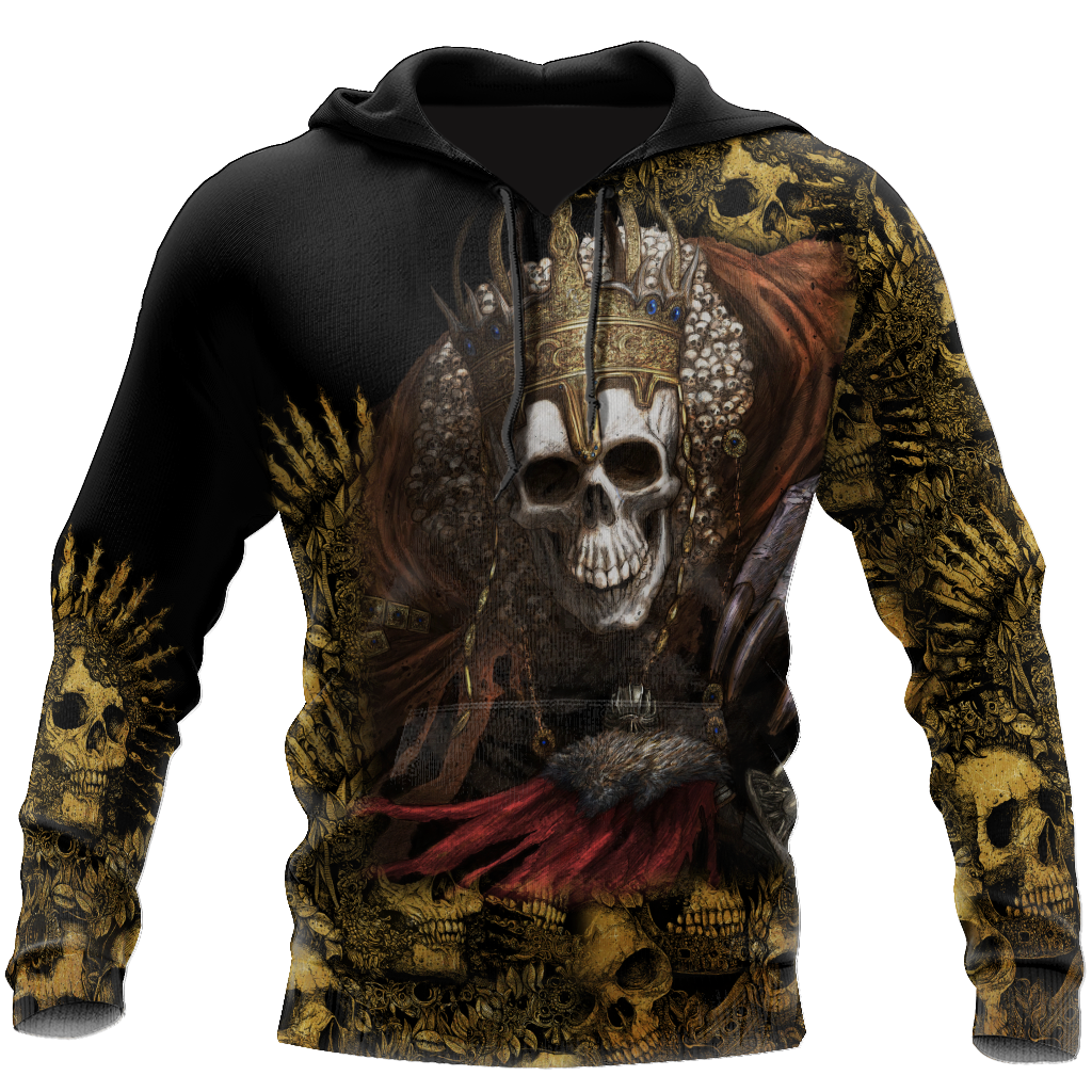 Unique King Skull Hoodie For Men And Women MEI
