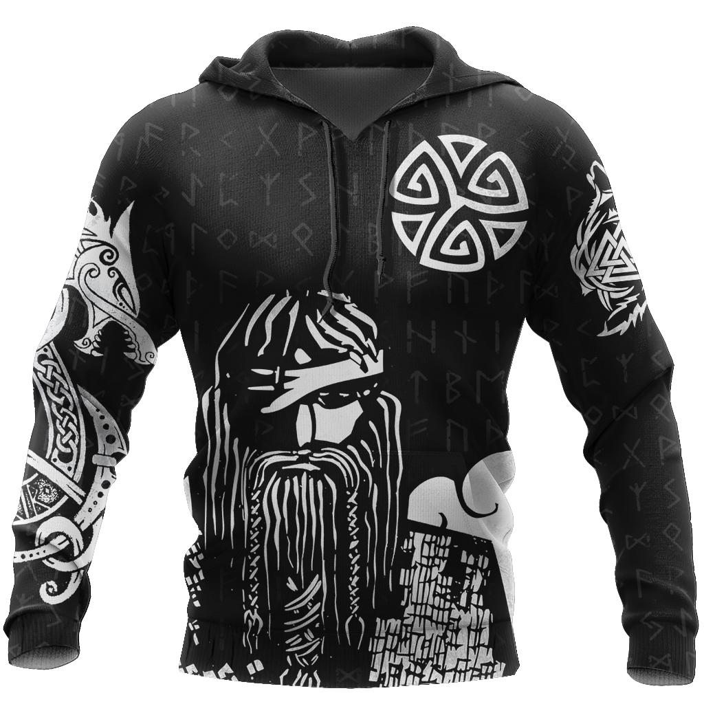 3D All Over Printed Viking Warrior Hoodie-Apparel-HP Arts-Hoodie-S-Vibe Cosy™