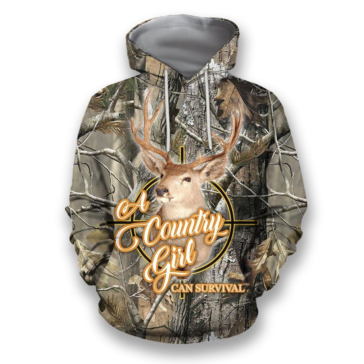 All Over Printed Country Girl Can Survival-Apparel-HbArts-Hoodies-S-Vibe Cosy™