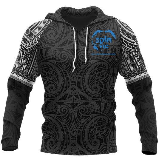 Special Black All Over Hoodie White NVD-Apparel-Dung Van-Hoodie-S-Vibe Cosy™