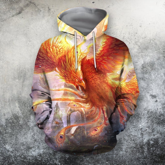 Surrealist Phoenix 3D All Over Printing Shirts-Apparel-Phaethon-Hoodie-S-Vibe Cosy™