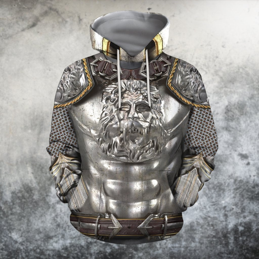 3D All Over Printed Knight Medieval Armor-Apparel-HP Arts-Hoodie-S-Vibe Cosy™