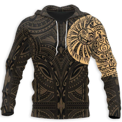 Tiki Ancestors All Over Hoodie HC2402-Apparel-Huyencass-Hoodie-S-Vibe Cosy™