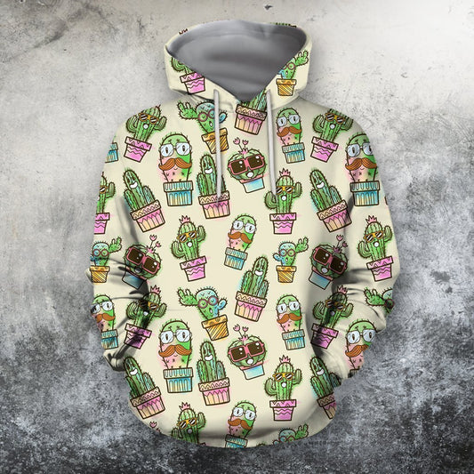 All Over Printing Cactus Funny Shirt-Apparel-Phaethon-Hoodie-S-Vibe Cosy™