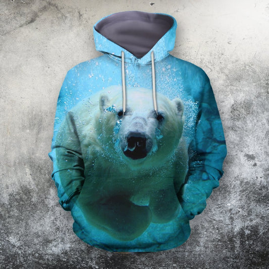 3D AOP Polar Bears Shirt-Apparel-Phaethon-Hoodie-S-Vibe Cosy™