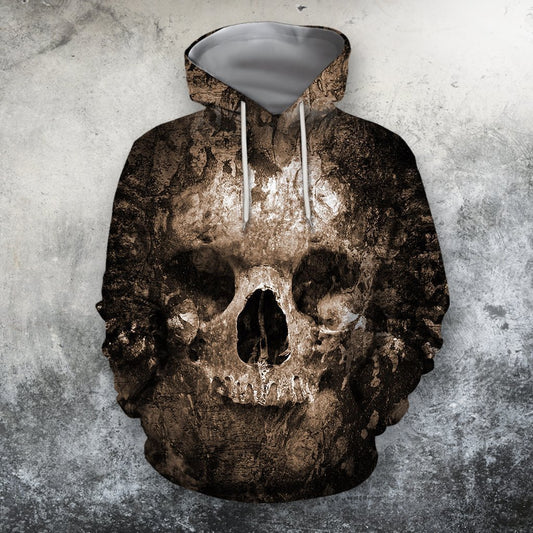 3D All Over Print Quake Skull Lockscreen Shirts-Apparel-Phaethon-Hoodie-S-Vibe Cosy™