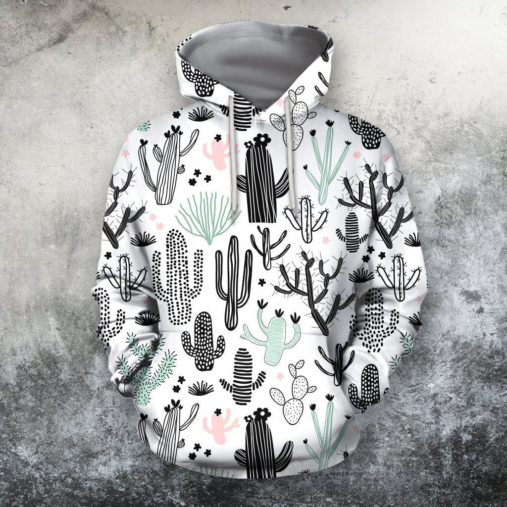 3D All Over Printing Many Cactus Shirt-Apparel-NTH-Hoodie-S-Vibe Cosy™