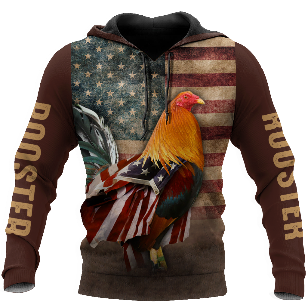 Premium Rooster 3D All Over Printed Unisex Shirts