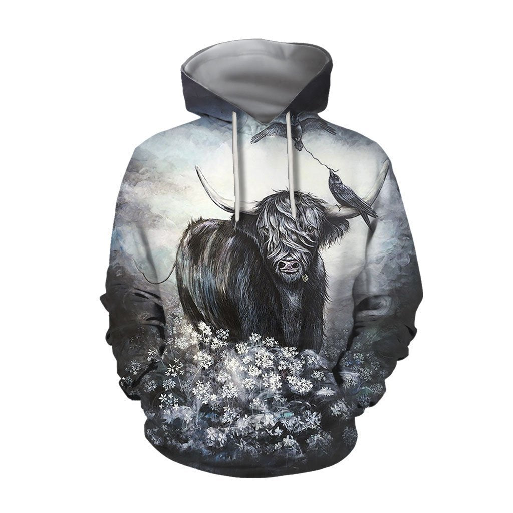 Bull Christmas Hoodie-Apparel-HD09-Hoodie-S-Vibe Cosy™