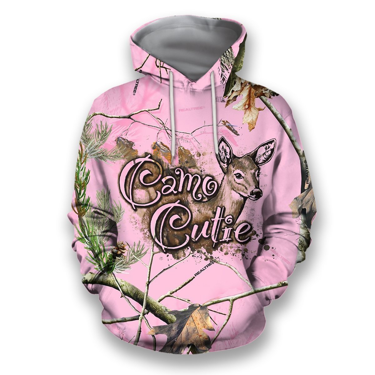 All Over Printed Country Girl Pink Camo Shirts-Apparel-HbArts-Hoodies-S-Vibe Cosy™