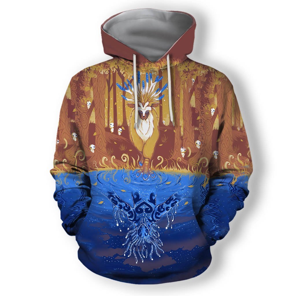 3D All Over Print Autumn Forest Spirit Hoodie-Apparel-HD09-Hoodie-S-Vibe Cosy™