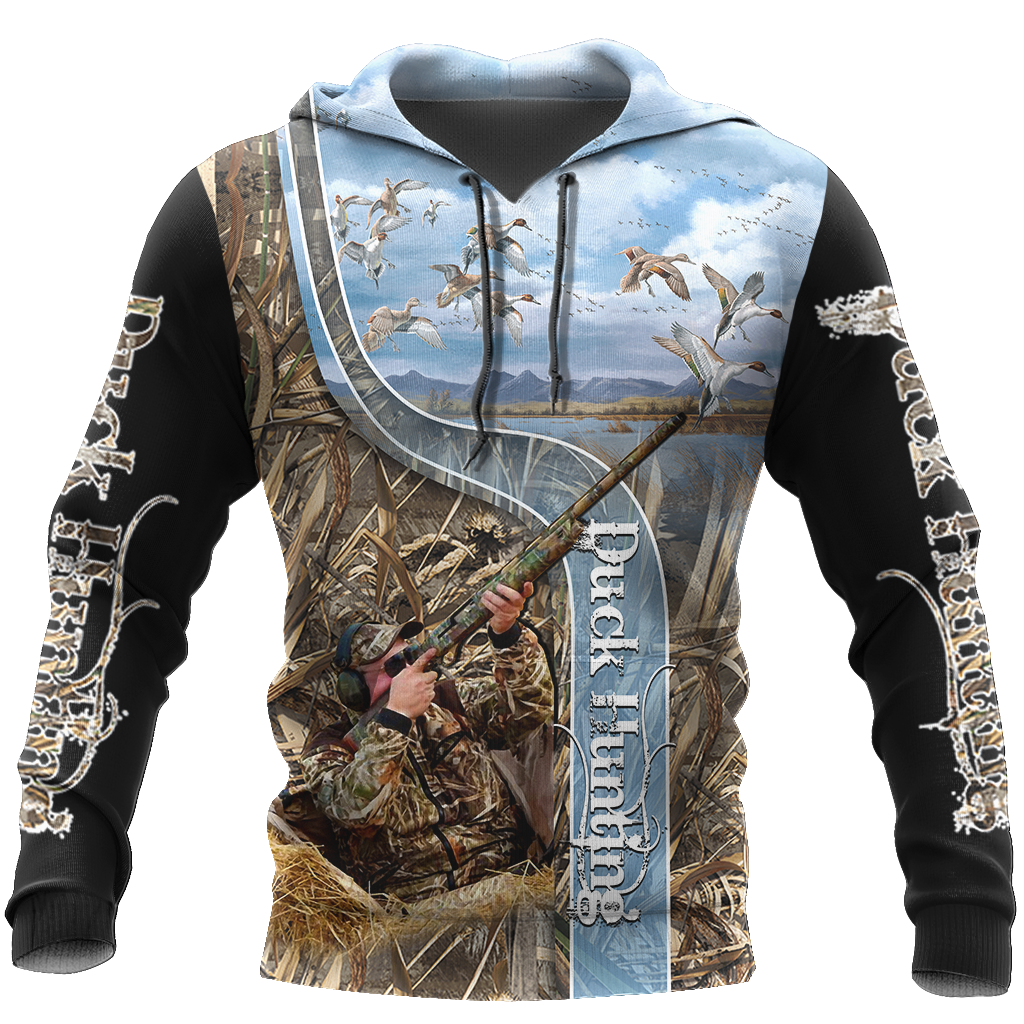Duck Hunting Hoodie-Apparel-HP Arts-Hoodie-S-Vibe Cosy™
