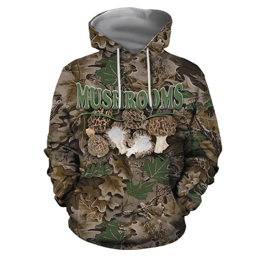 Forest Mushrooms Art all over-Apparel-NTH-Hoodie-S-Vibe Cosy™