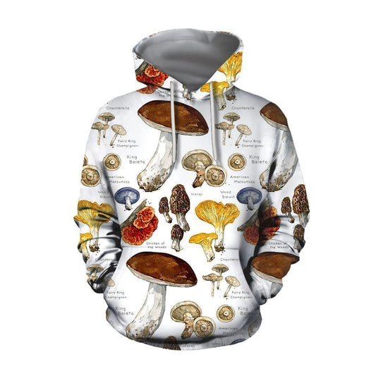 Mushroom Champignons-Apparel-NTH-Hoodie-S-Vibe Cosy™