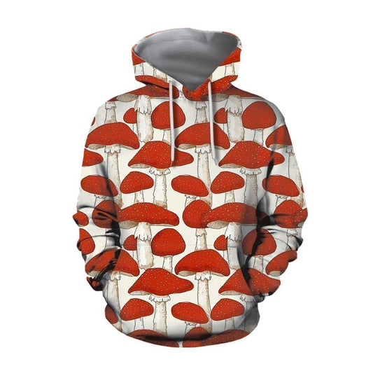 Amanita Muscaria Mushroom-Apparel-NTH-Hoodie-S-Vibe Cosy™