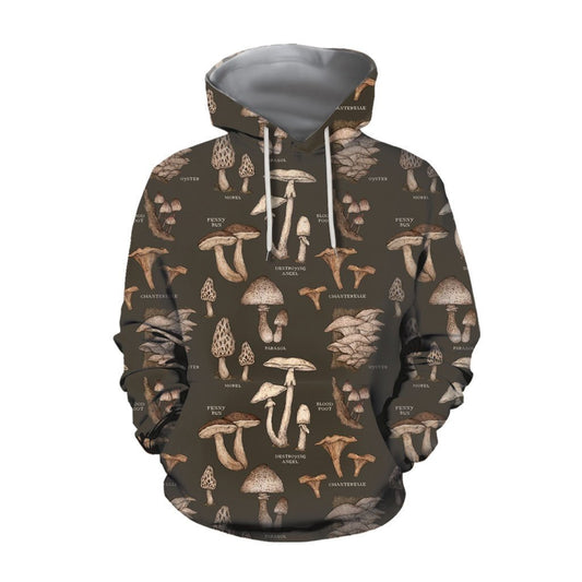 All Over Print Many mushroom-Apparel-NTH-Hoodie-S-Vibe Cosy™