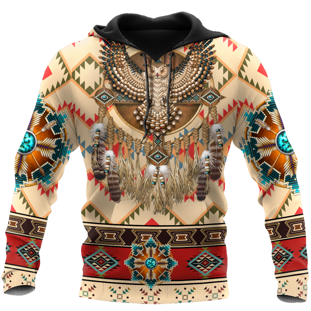 Native American Pattern Dreamcatcher 3D All Over Printed Shirts For Men