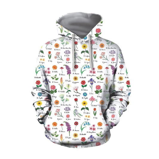 Beautiful Flower Hoodie-Apparel-NTH-Hoodie-S-Vibe Cosy™