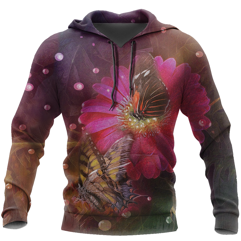 Butterfly Sweet Garden 3D Winter Clothes TR111101-Apparel-NNK-Hoodie-S-Vibe Cosy™