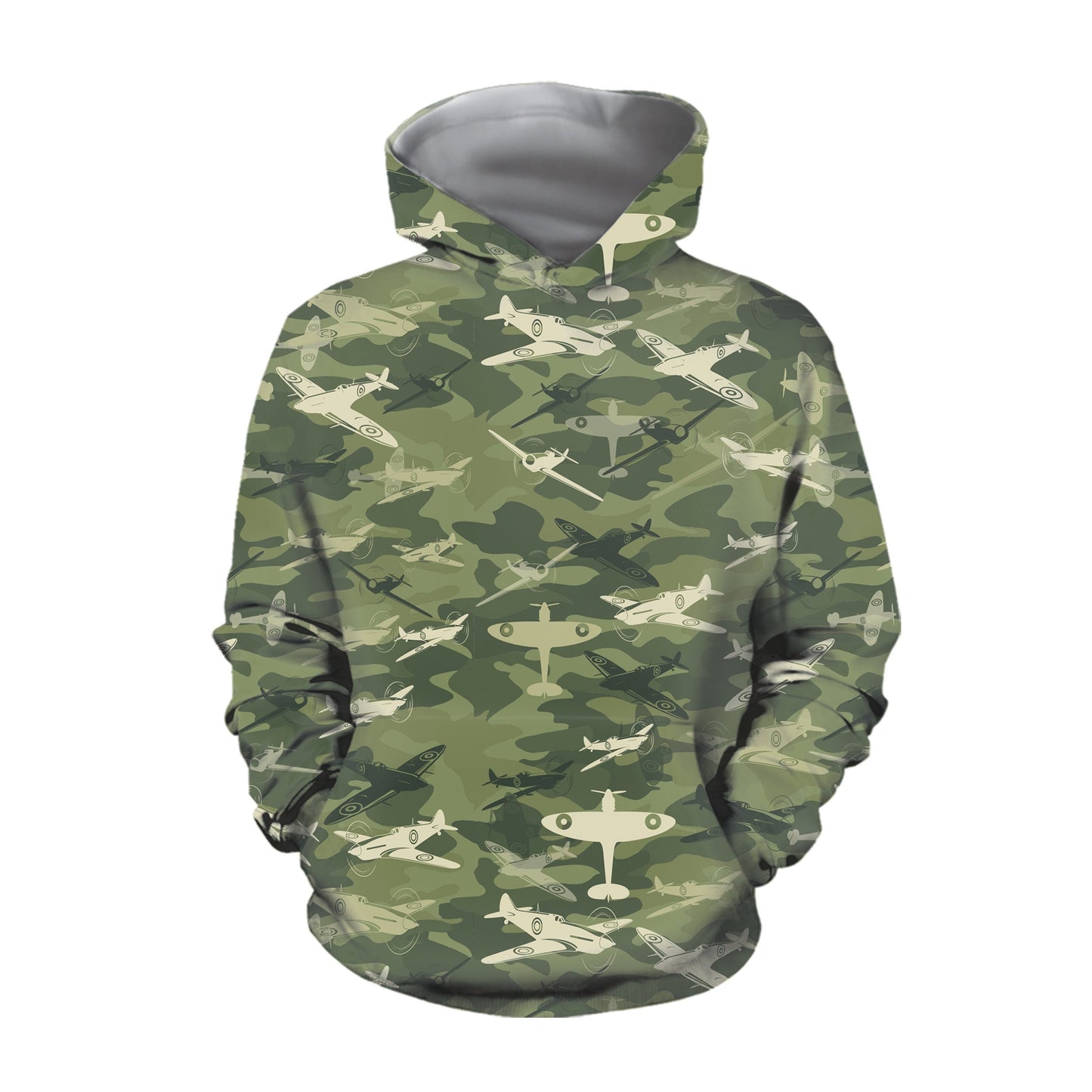 3D All Over Supermarine Spitfire Hoodie-Apparel-HD09-Hoodie-S-Vibe Cosy™