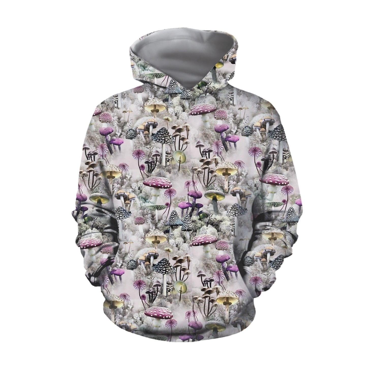 3D All Over Print Mushrooms and Winter Shirt-Apparel-NTH-Hoodie-S-Vibe Cosy™