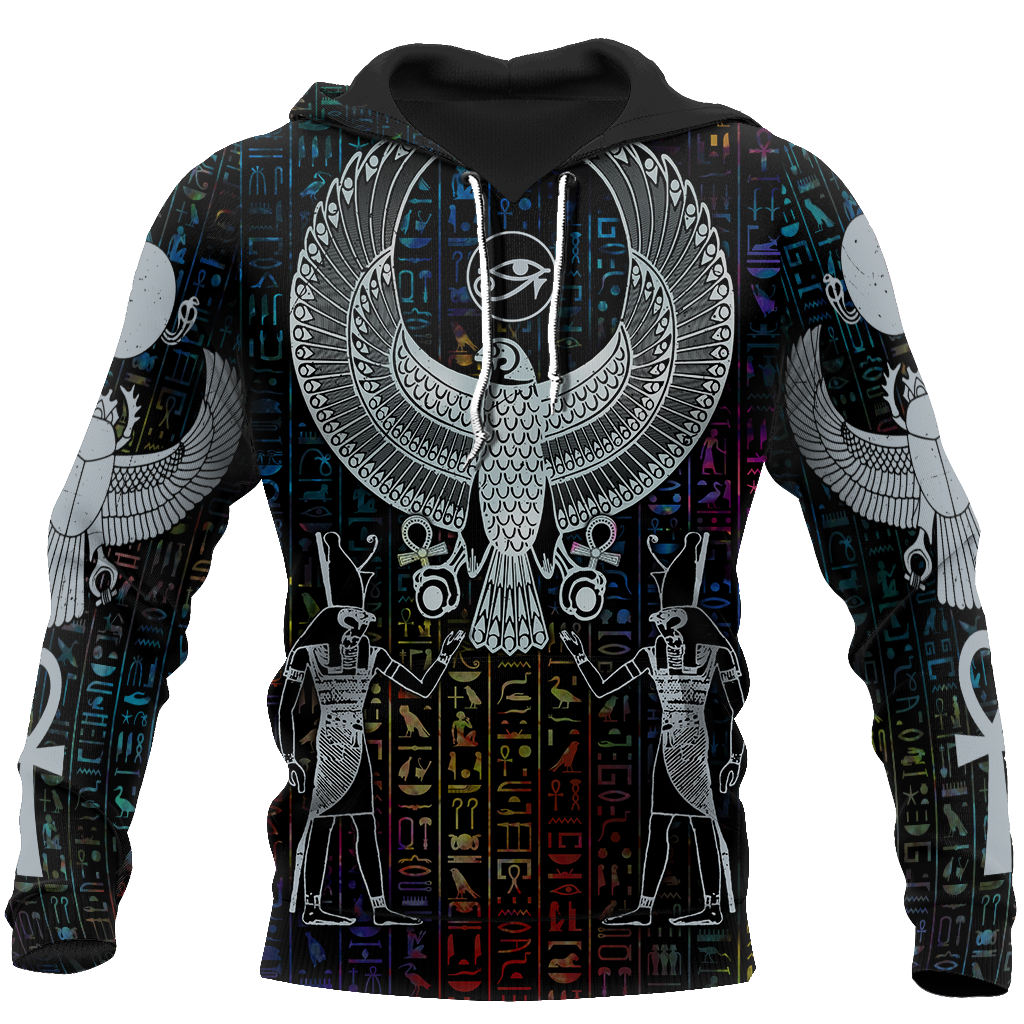 3D All Over Printed Hieroglyphics Ancient Egypt Hoodie Clothes JJ020401-Apparel-MP-Hoodie-S-Vibe Cosy™