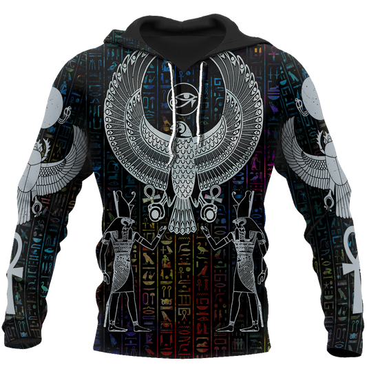3D All Over Printed Hieroglyphics Ancient Egypt Hoodie Clothes JJ020401-Apparel-MP-Hoodie-S-Vibe Cosy™