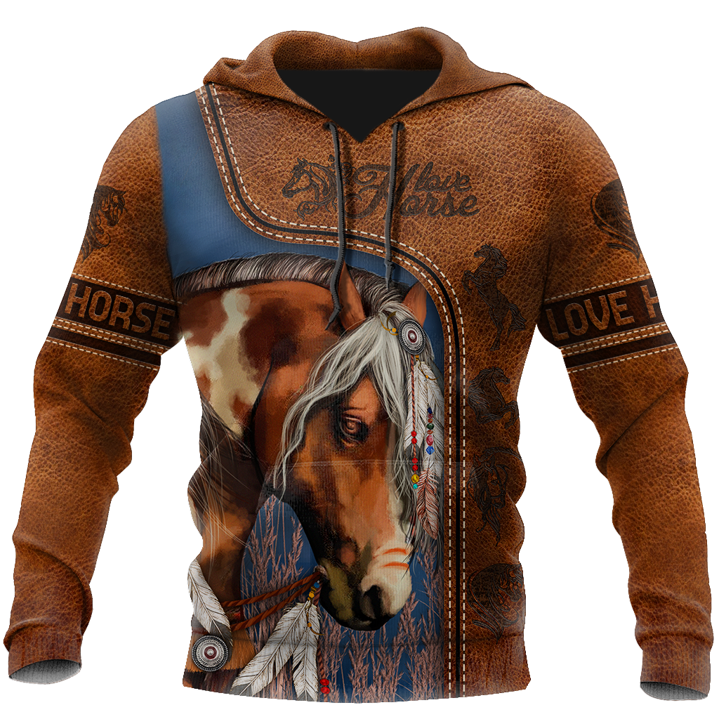 Love Horse 3D All Over Printed Shirts TR210400 - Amaze Style™-Apparel
