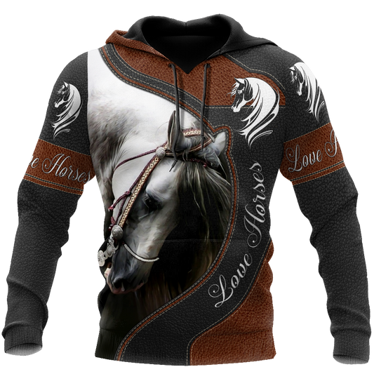 Love Beautiful Horse 3D All Over Printed Shirts JJ15052002-Apparel-MP-Hoodie-S-Vibe Cosy™