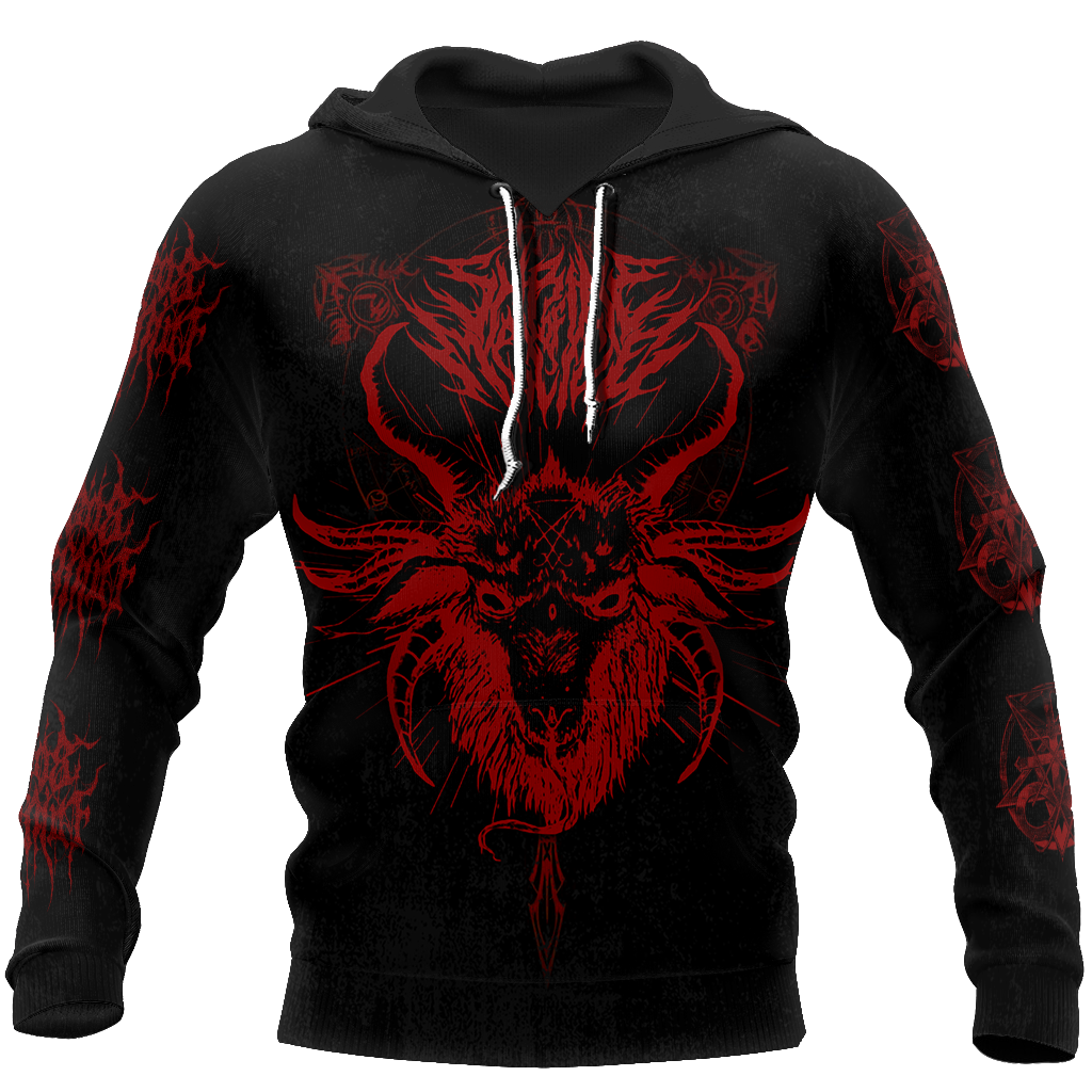 Satanic Devil All Over Printed Hoodie JJ290201-Apparel-MP-Hoodie-S-Vibe Cosy™