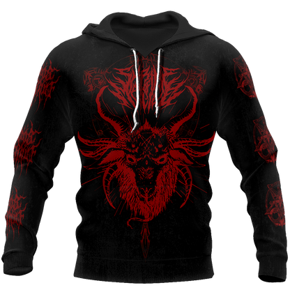 Satanic Devil All Over Printed Hoodie JJ290201-Apparel-MP-Hoodie-S-Vibe Cosy™