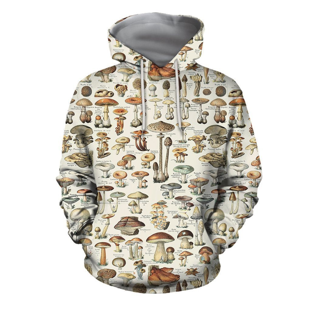 3D All Over Printed Champignons Clothes-Apparel-HP Arts-Hoodie-S-Vibe Cosy™