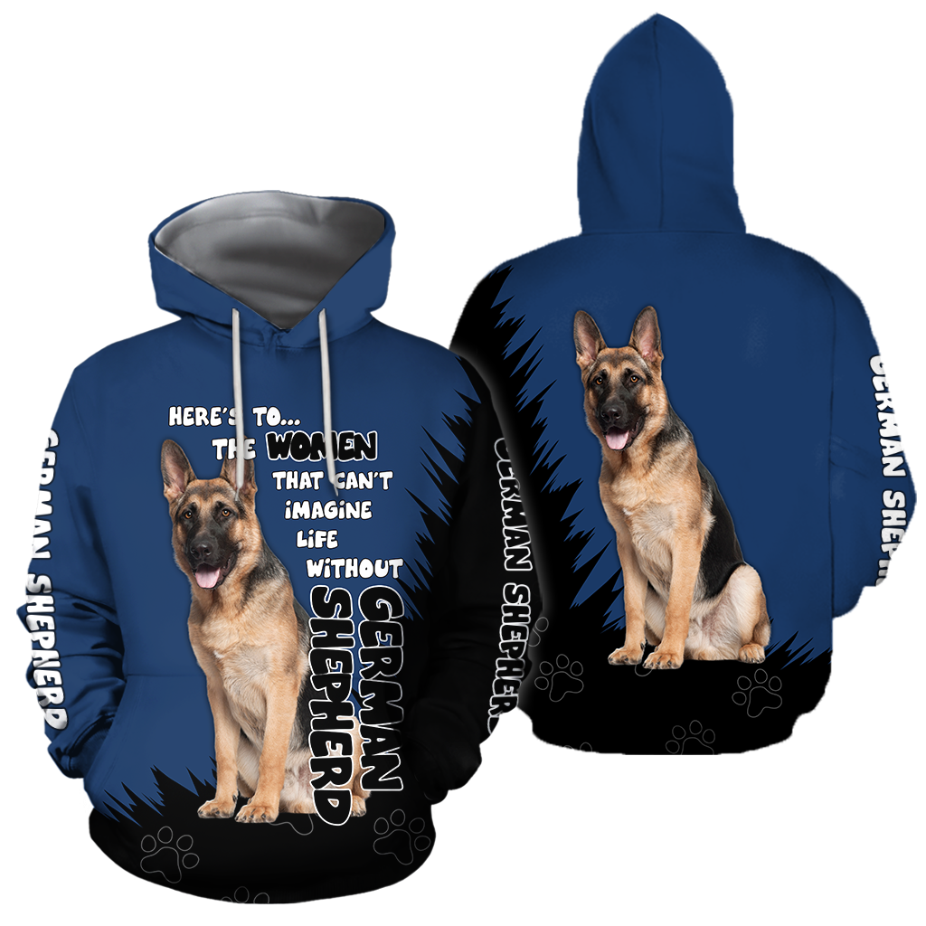 German Shepherd Dog Lover 3D Full Printed Shirt For Men And Women Pi281207-Apparel-MP-Hoodie-S-Vibe Cosy™