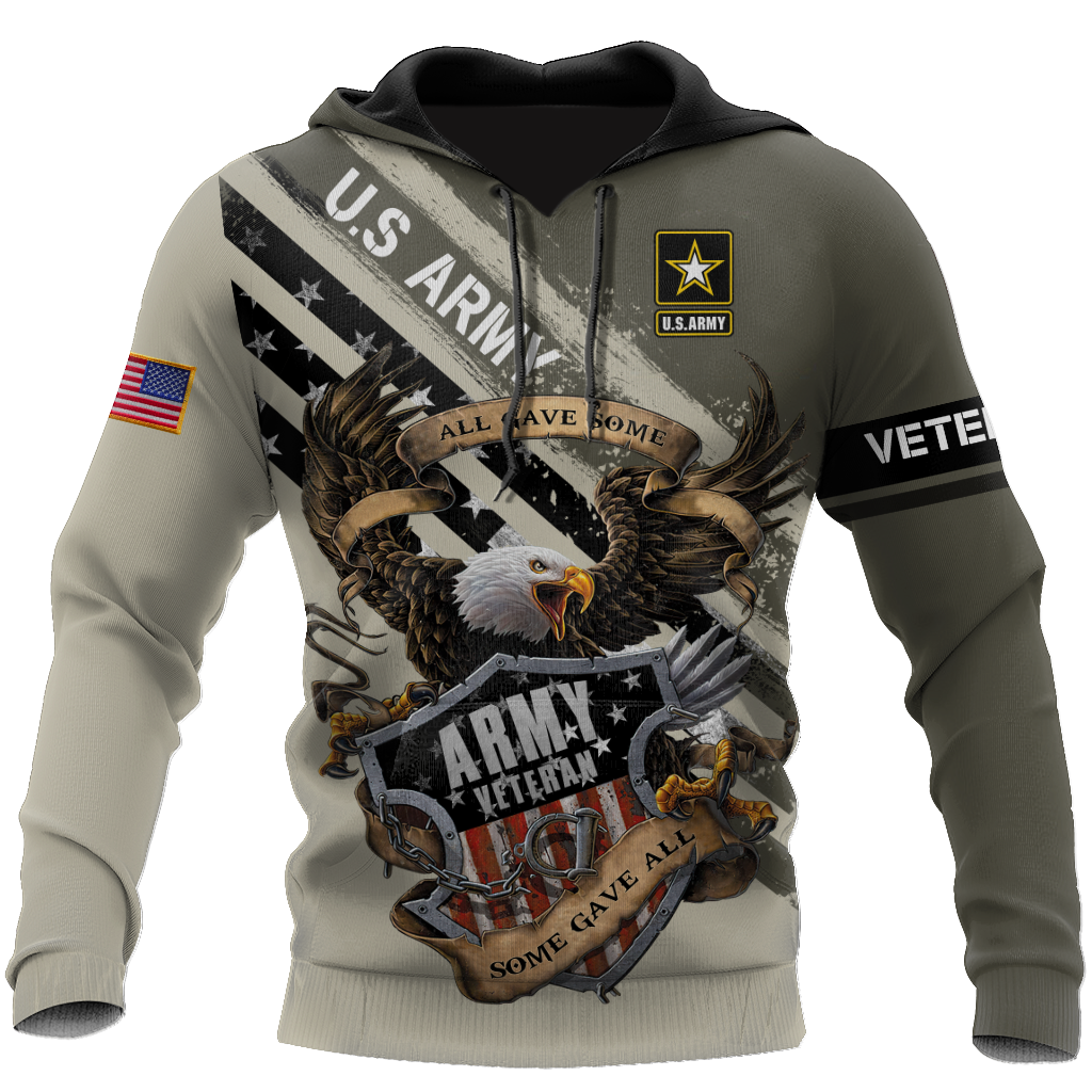 US Veteran Army All Gave Some 3D Shirts