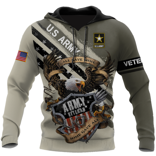 US Veteran Army All Gave Some 3D Shirts