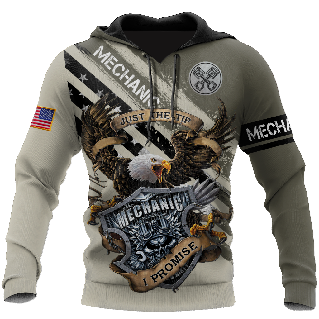 Mechanic All Over Printed Hoodie For Men and Women TR1710206