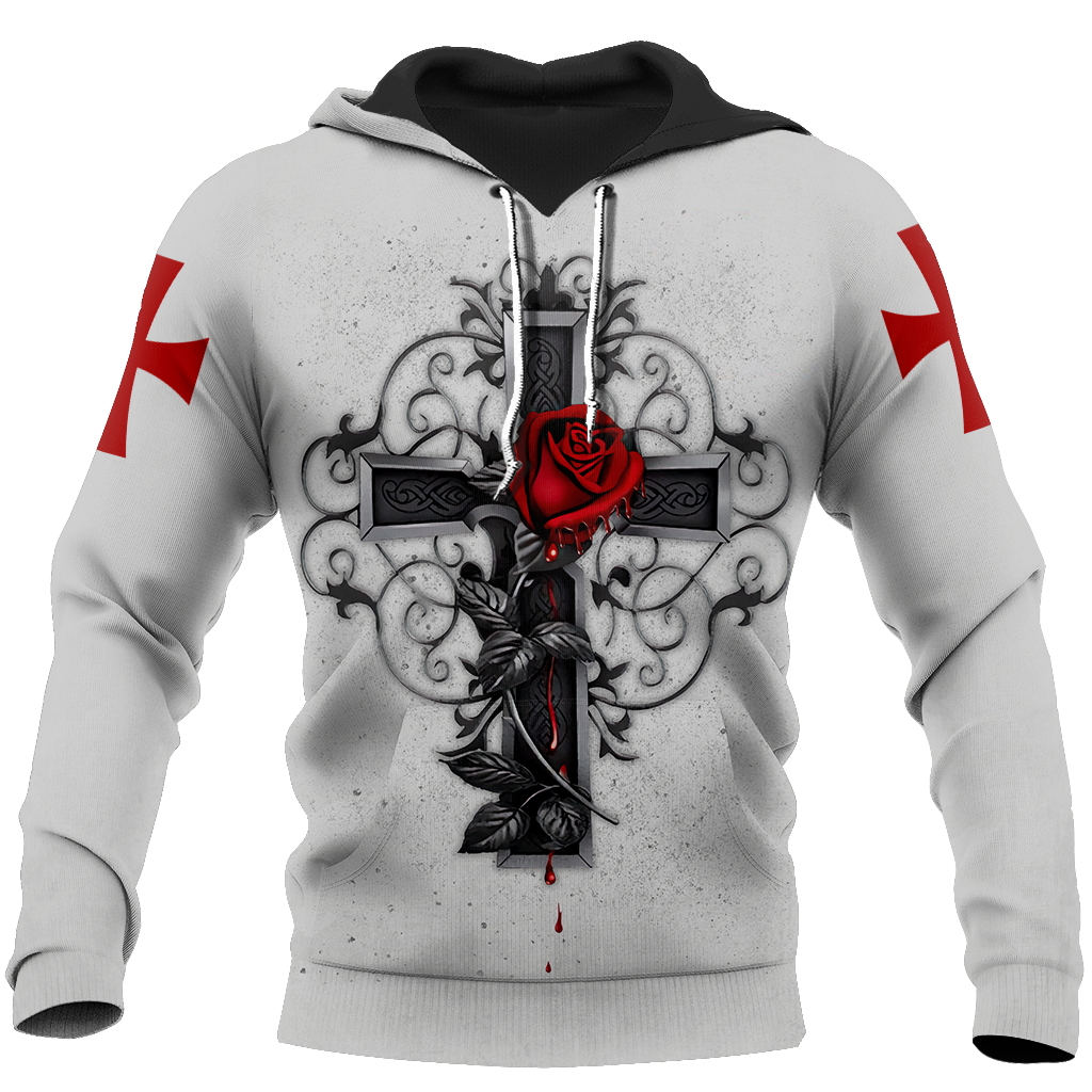 Knight God Jesus 3D All Over Printed Shirt Hoodie For Men And Women JJ240303-Apparel-MP-Hoodie-S-Vibe Cosy™