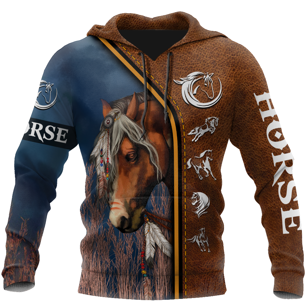 Love Horse 3D All Over Printed Shirts TR0705203-Apparel-MP-Hoodie-S-Vibe Cosy™