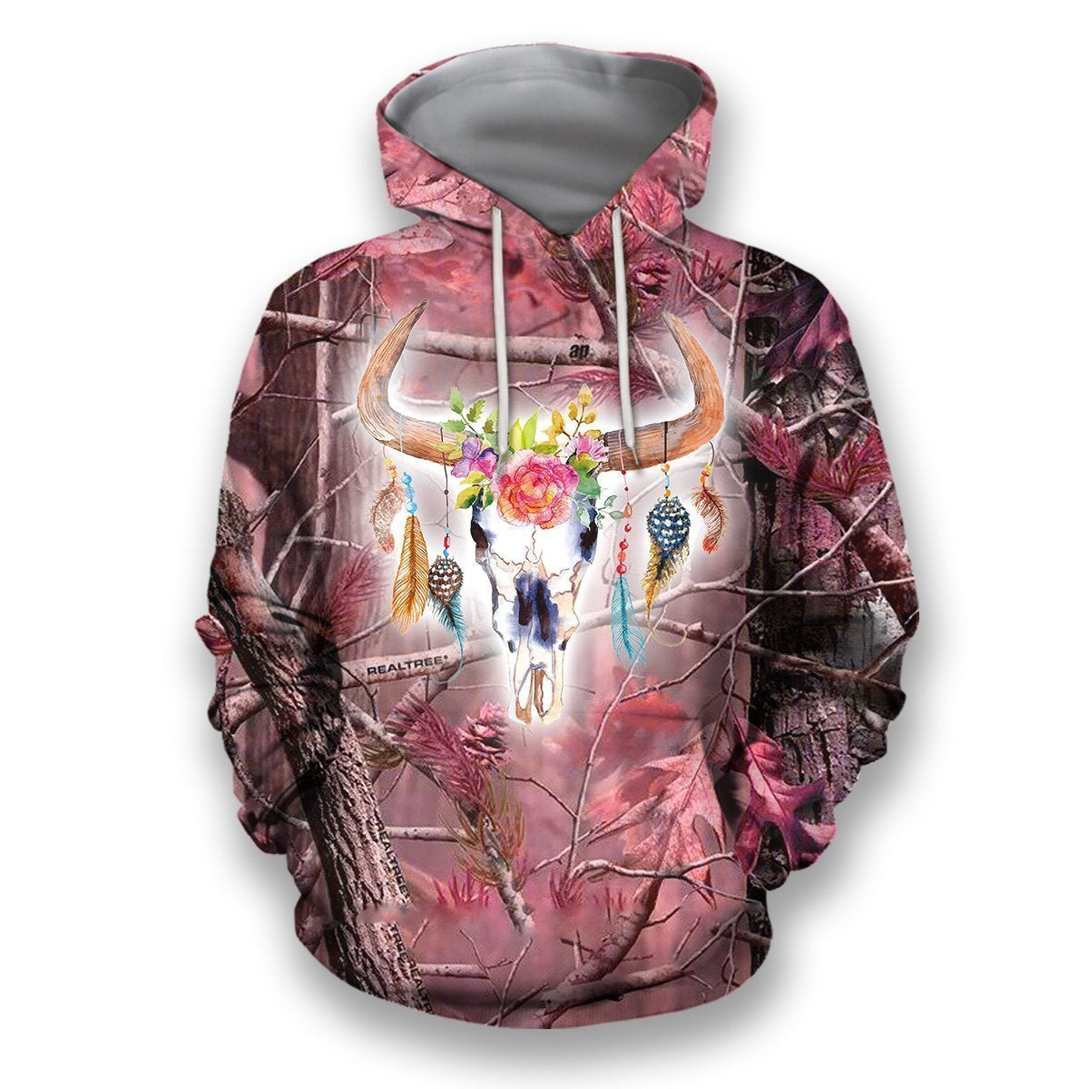 All Over Printed Camo Deer Shirts-Apparel-HbArts-Hoodies-S-Vibe Cosy™