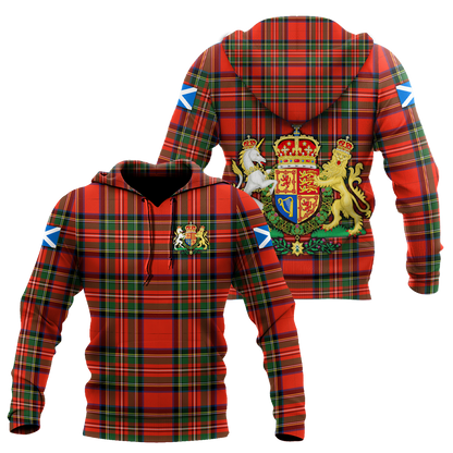 Scotland Tartan 3D All Over Printed Hoodie For Men and Women MH2007202-Apparel-TT-Hoodie-S-Vibe Cosy™