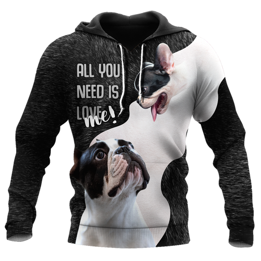 French bulldog 3D hoodie shirt for men and women Pi112018
