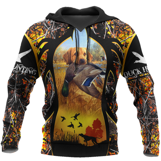 Mallard Duck Hunting 3D All Over Printed Shirts for Men and Women AM141102-Apparel-TT-Hoodie-S-Vibe Cosy™