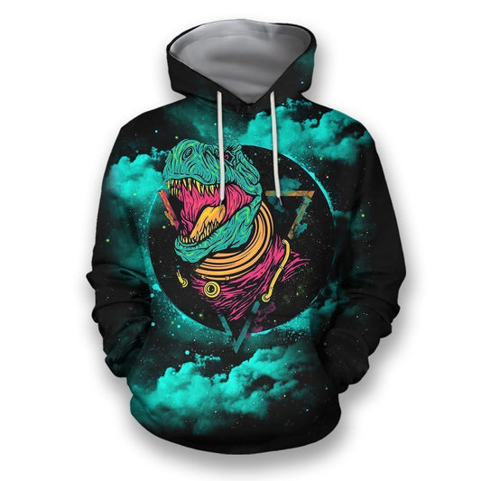 3D all over print dinosaur in galaxy-Apparel-HbArts-Hoodies-S-Vibe Cosy™