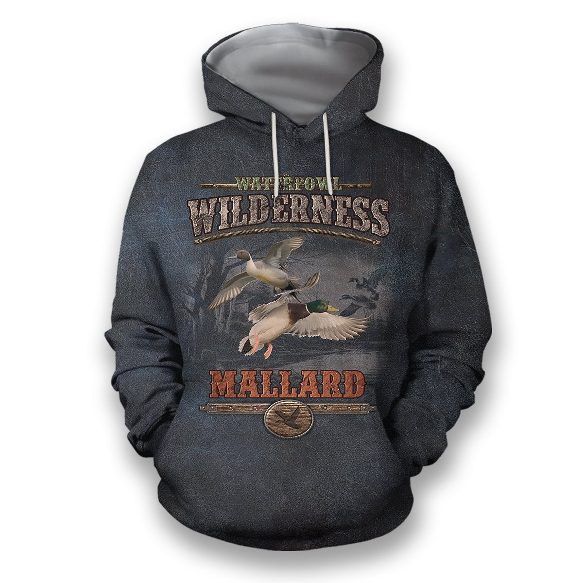 All Over Printed Live To Hunt Mallard-Apparel-HbArts-Hoodies-S-Vibe Cosy™