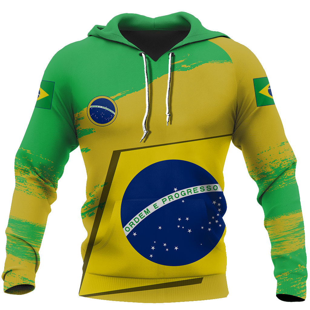 Brasil Special Pullover Hoodie-Apparel-Phaethon-Hoodie-S-Vibe Cosy™