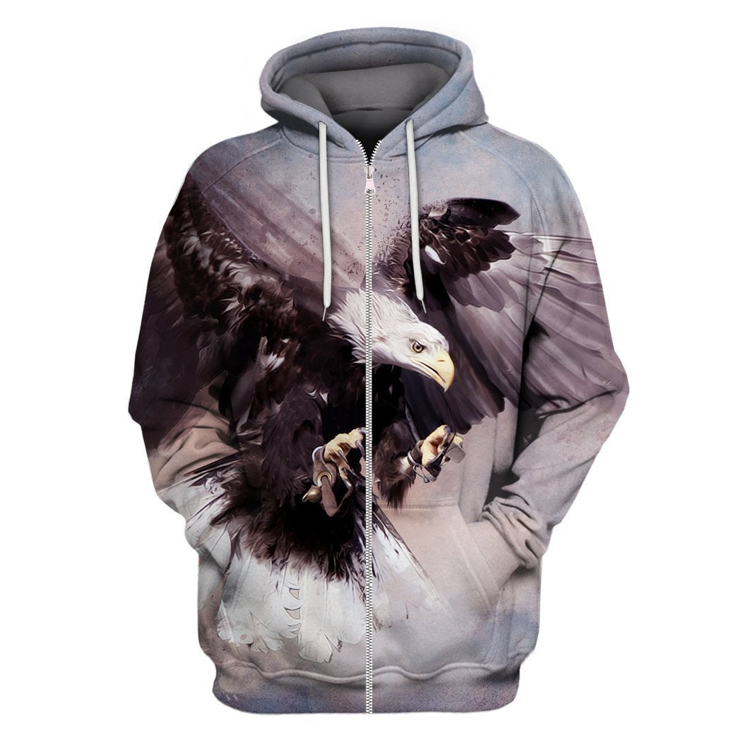 3D AOP Eagle Shirt-Apparel-TA-Zip-S-Vibe Cosy™
