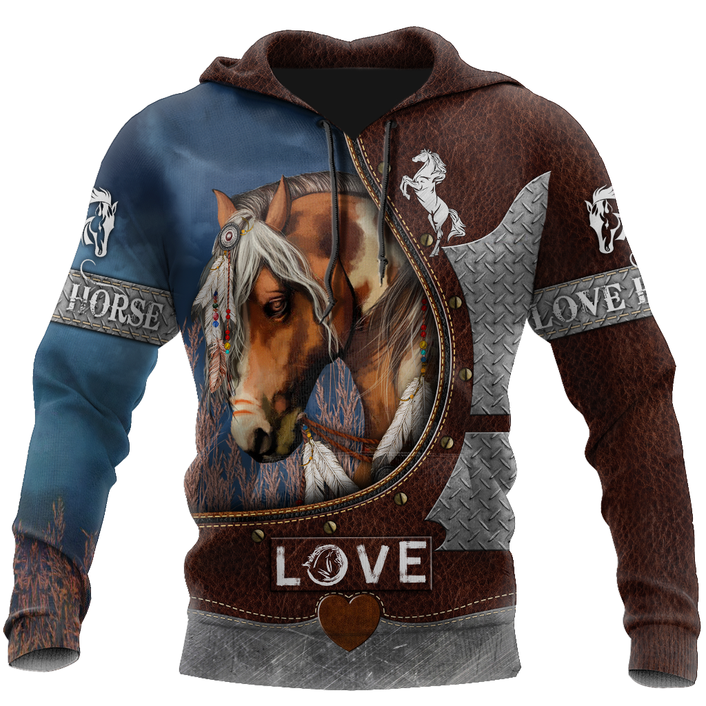 Beautiful Horse 3D All Over Printed Shirts For Men And Women TR2105203-Apparel-MP-Hoodie-S-Vibe Cosy™