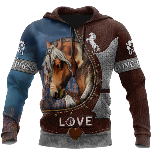 Beautiful Horse 3D All Over Printed Shirts For Men And Women TR2105203-Apparel-MP-Hoodie-S-Vibe Cosy™